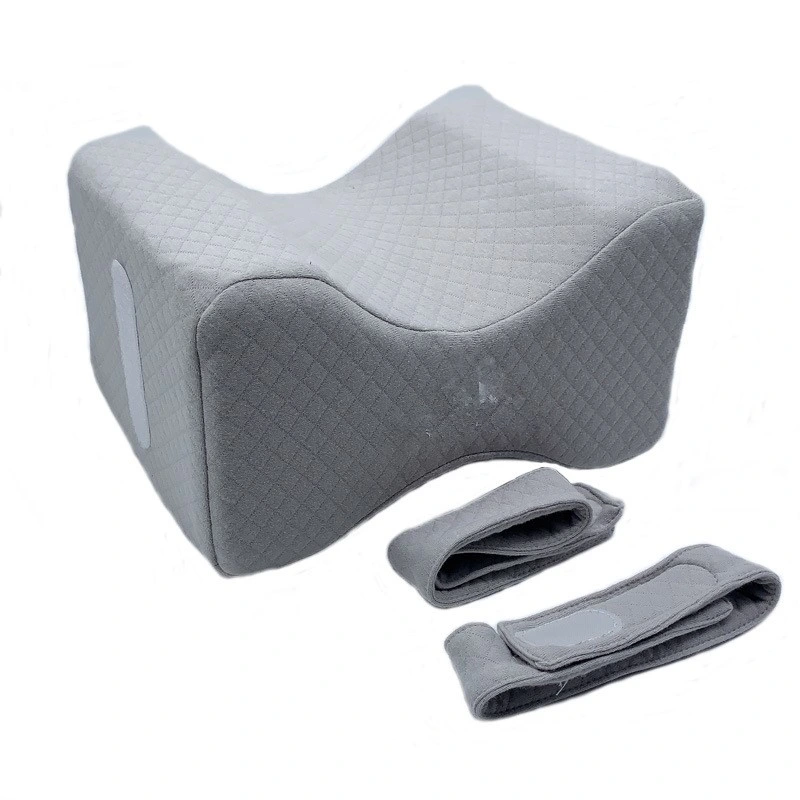 Knee Pillow for Side Sleepers - Contour Knee Wedge Pillow for Between Legs Aligns Spine & Relieves Pressure - Leg Pillow for Back Pain, Hip Pain, Knee Pain