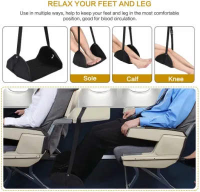 Repose-pieds de voyage Portable pour avion, repose-pieds d'avion de voyage, pour voyage, maison, bureau, transport