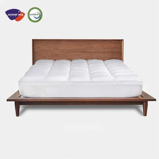 Surmatelas en bambou matelassé de haute qualité, pleine taille, pour lit double, Queen, King, hypoallergénique, imperméable, anti-acariens, Jacquard, surmatelas d'hôtel